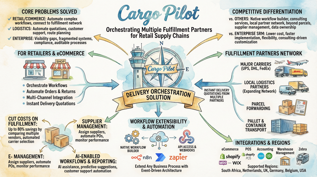 Business process orchestrations with Cargo Pilot