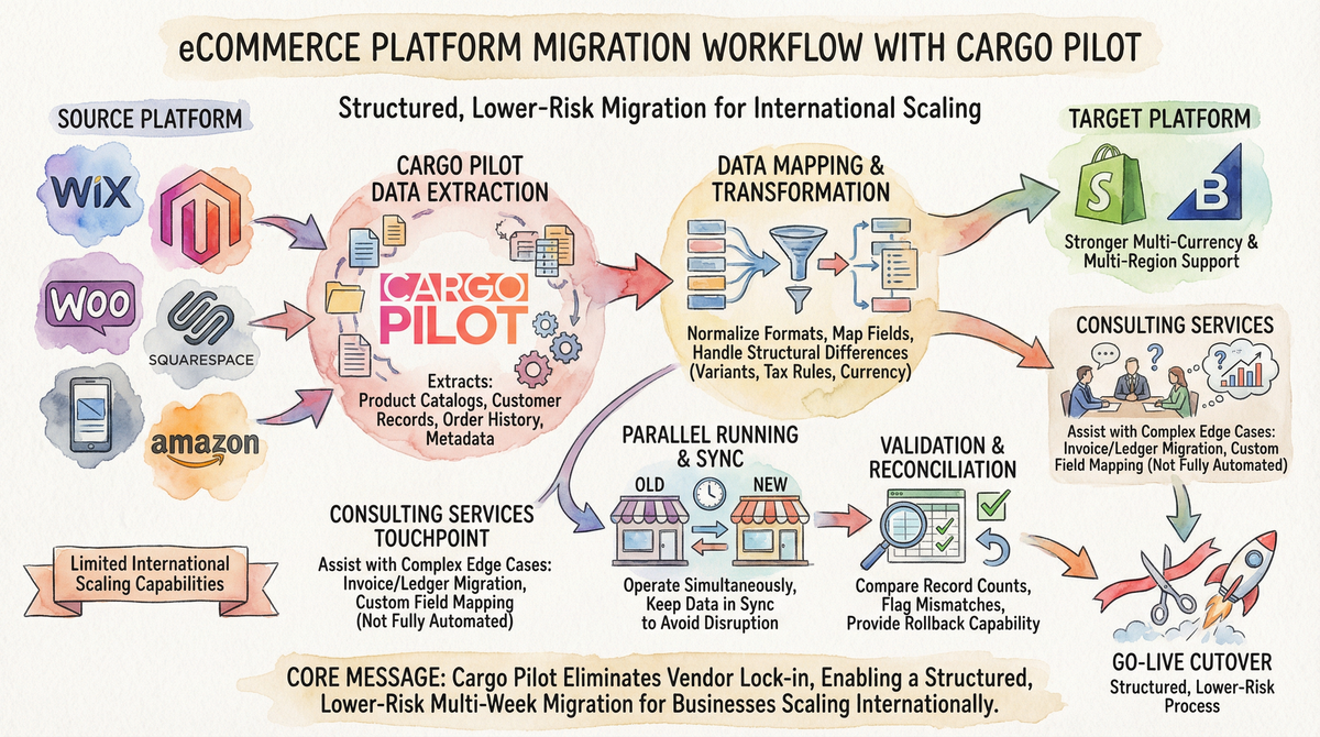 Outgrowing Your eCommerce Platform? How Cargo Pilot Makes Migration Painless